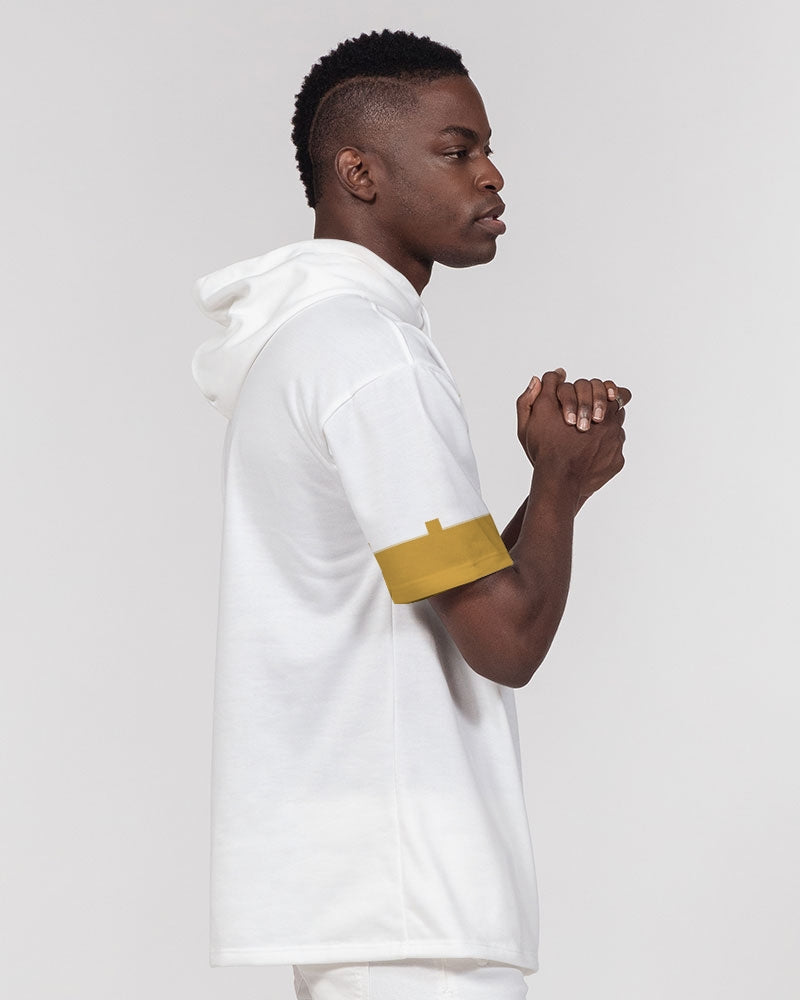 Red rose gold Men's Premium Heavyweight Short Sleeve Hoodie