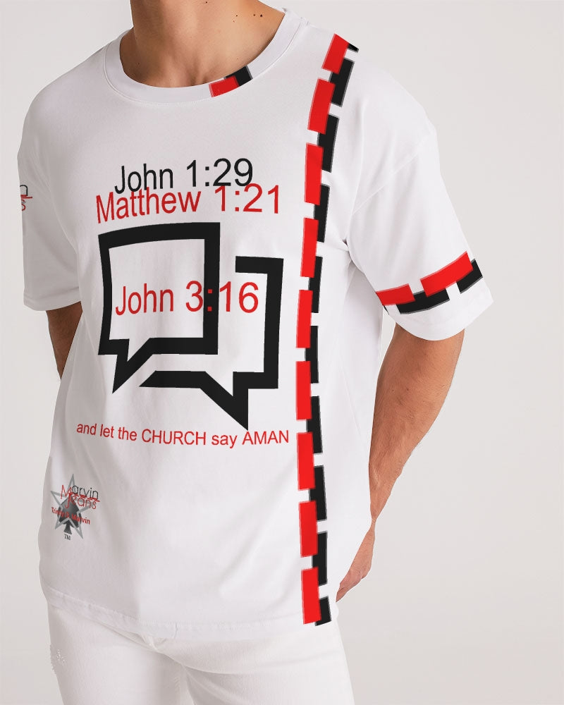 Gospel message victory BY MARVIN JEANS Men's Premium Heavyweight Tee
