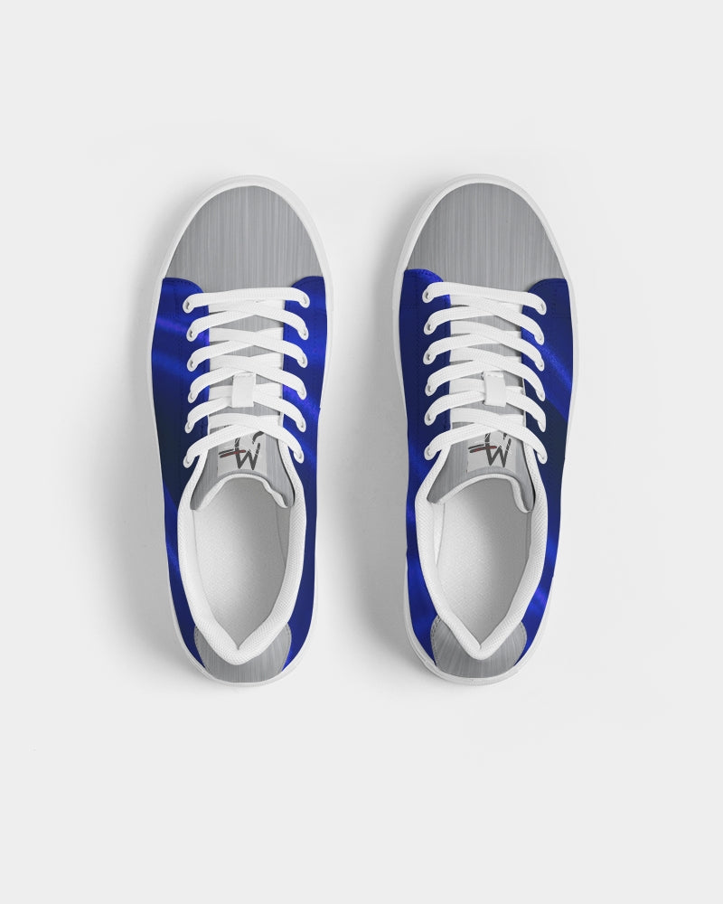 Dark blue mix grey tipBY MARVIN JEANS Men's Faux-Leather Sneaker