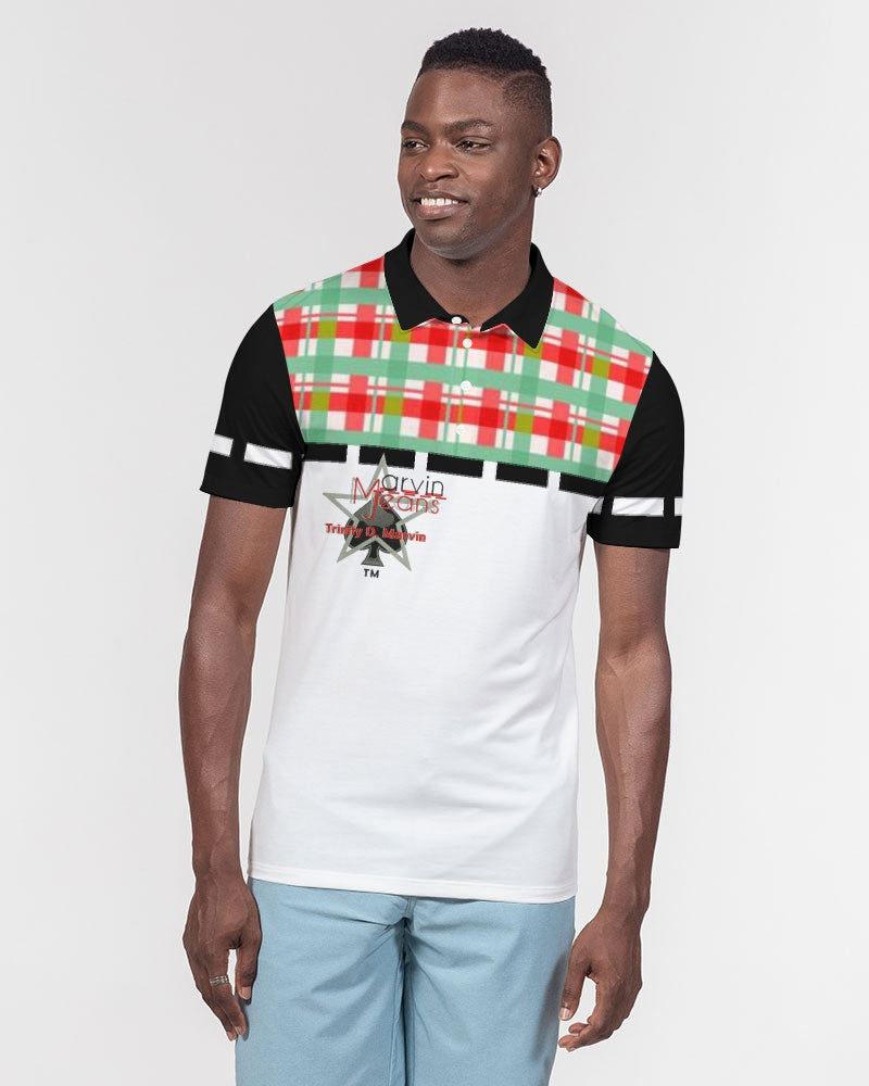 Color grid by Marvin Jeans and Trinity D Marvin Men's Slim Fit Short Sleeve Polo