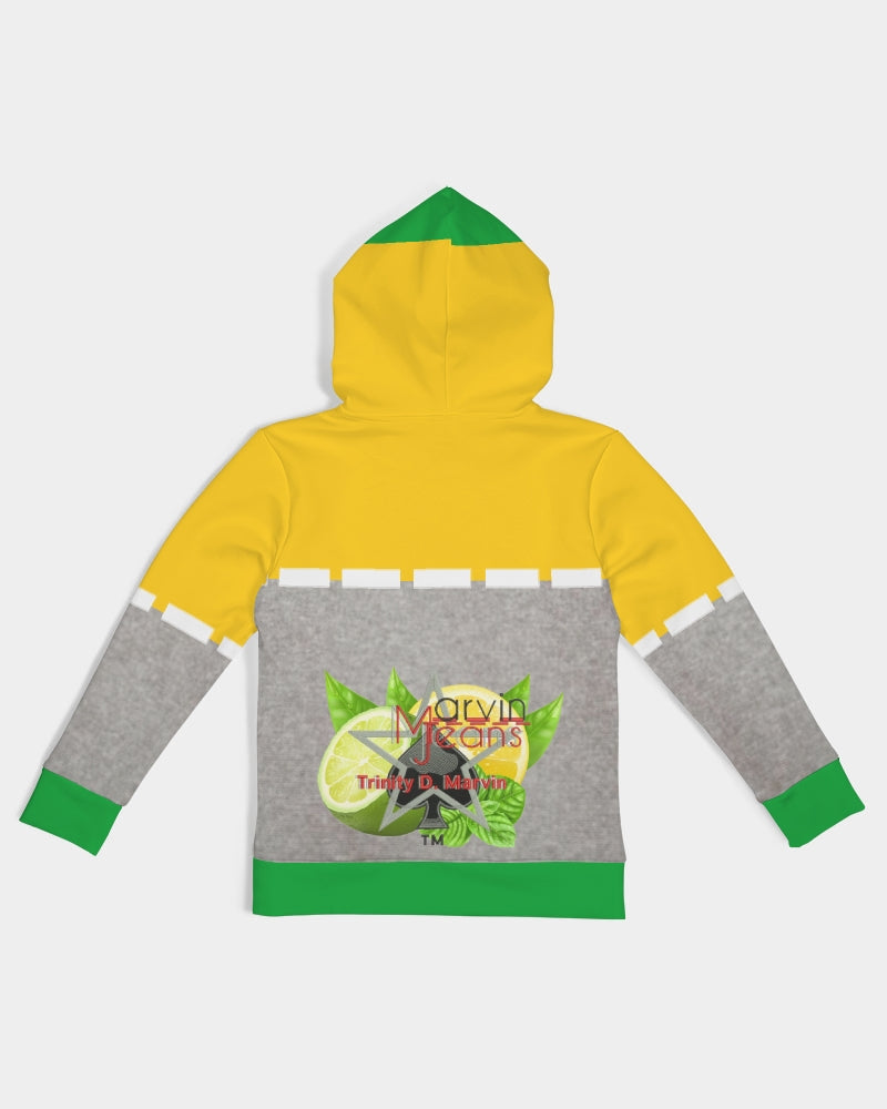 Lemon Lime cool grey BY MARVIN JEANS Kids Hoodie