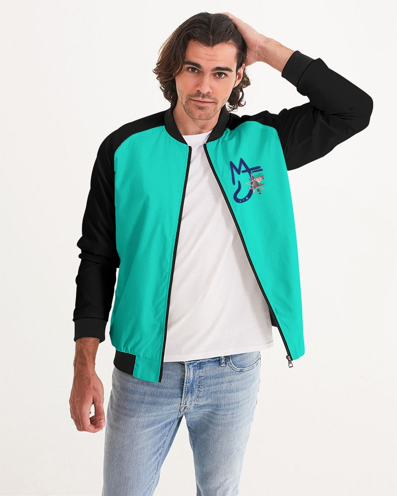 Dark mint 2 by Marvin Jeans and Trinity D Marvin Men's Bomber Jacket