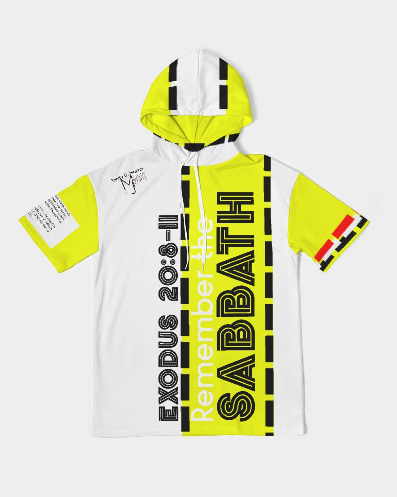 Gospel message truth by Marvin Jeans and Trinity D Marvin Men's Premium Heavyweight Short Sleeve Hoodie