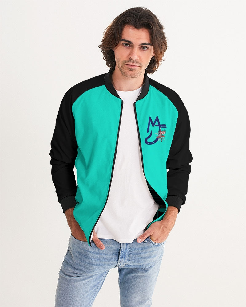 Dark mint 2 by Marvin Jeans and Trinity D Marvin Men's Bomber Jacket