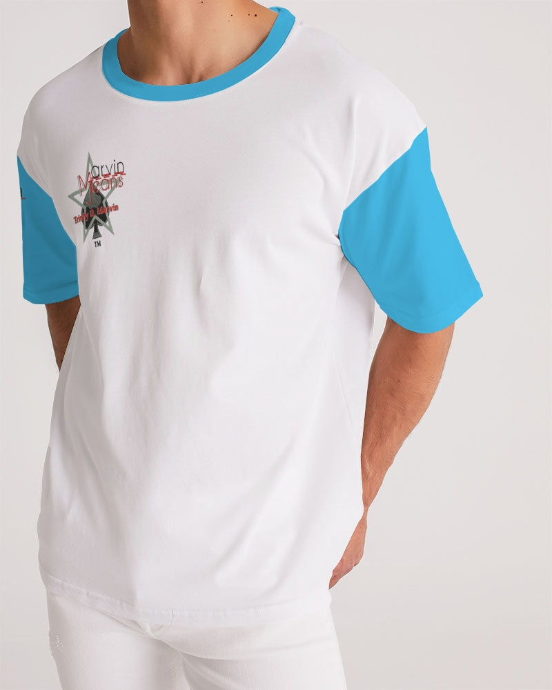 Louid blue by Marvin Jeans and Trinity D Marvin Men's Premium Heavyweight Tee