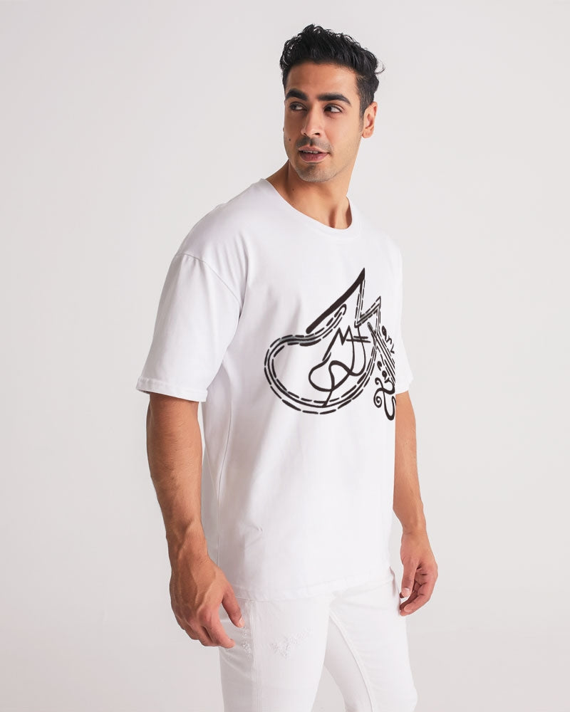 All white Marvin Jeans Men's Premium Heavyweight Tee