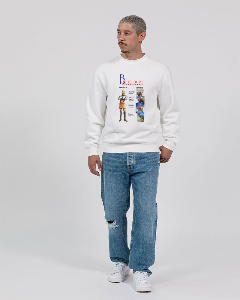 Boundaries Daniel's messages by Marvin Jeans and Trinity D Marvin Unisex Premium Crewneck Sweatshirt | Lane Seven