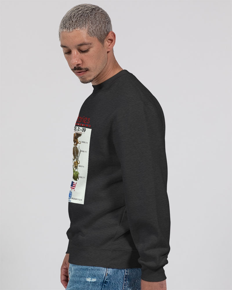 Daniel's gospel message by Marvin Jeans and Trinity D Marvin Unisex Premium Crewneck Sweatshirt | Lane Seven