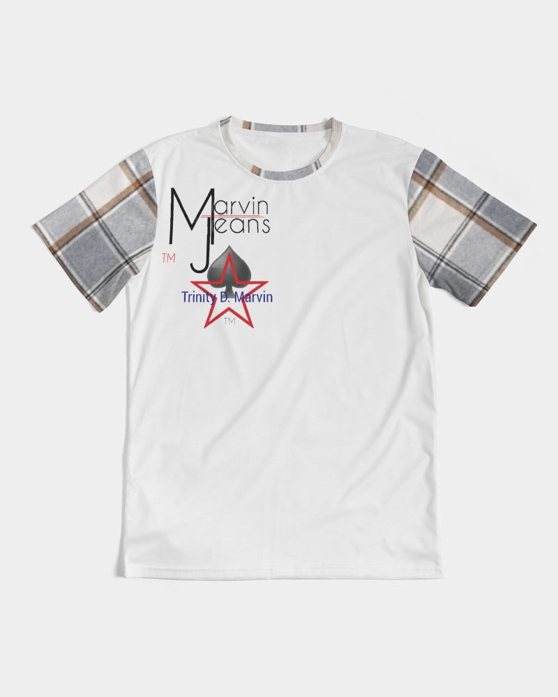 Plaid city by Trinity D Marvin and Marvin Jeans Men's Tee