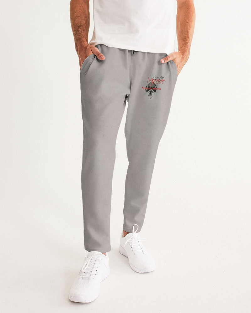 Light grey John 3:16 by Marvin Jeans and Trinity D Marvin Men's Joggers