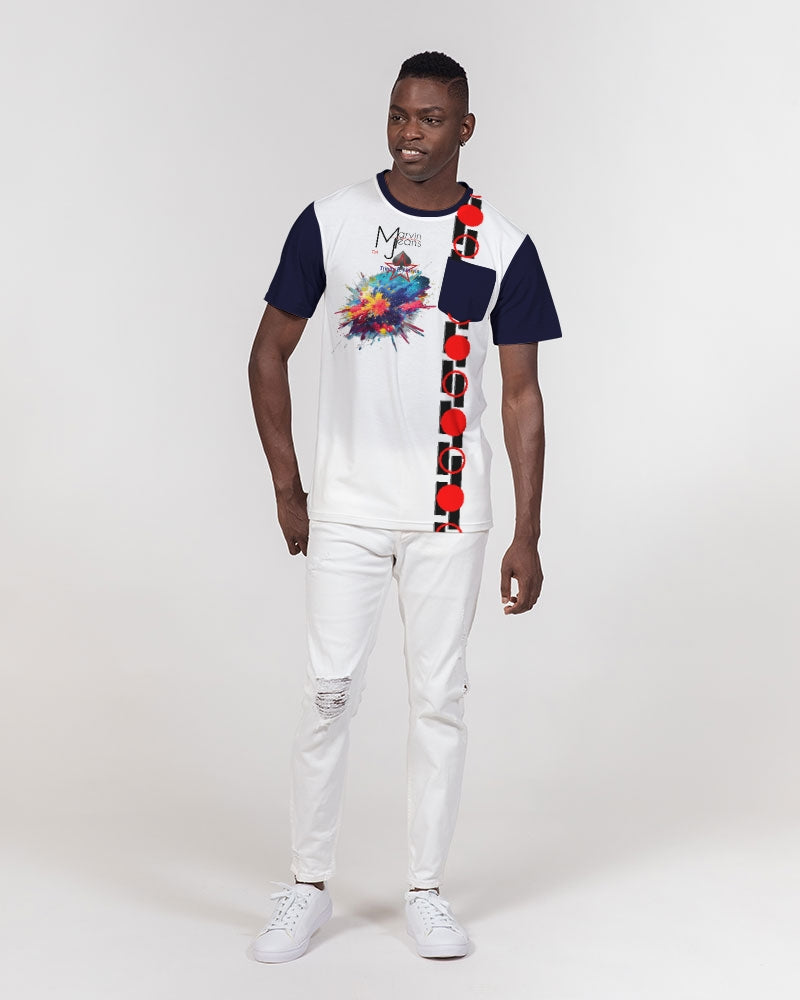 Dark splash by Marvin Jeans and Trinity D Marvin Men's Everyday Pocket Tee