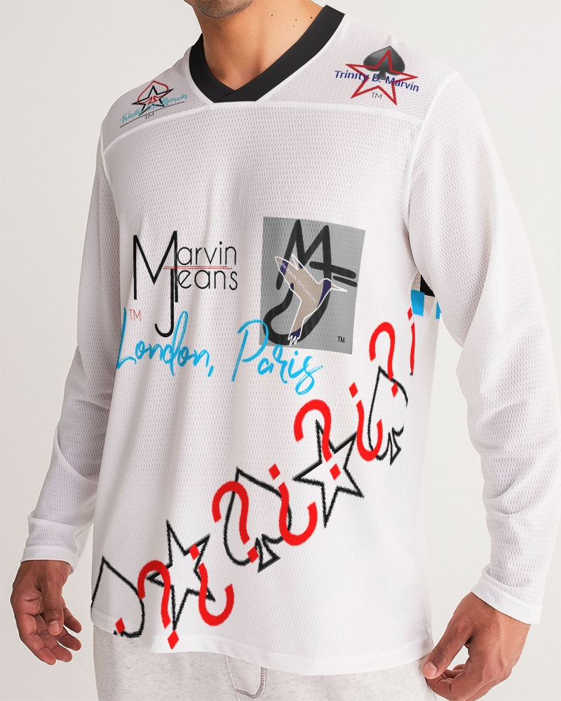 London Paris) Glorious brand Men's Long Sleeve Sports Jersey
