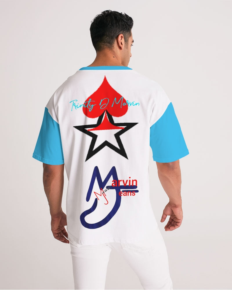 Loud blue by Marvin Jeans and Trinity D Marvin Men's Premium Heavyweight Tee