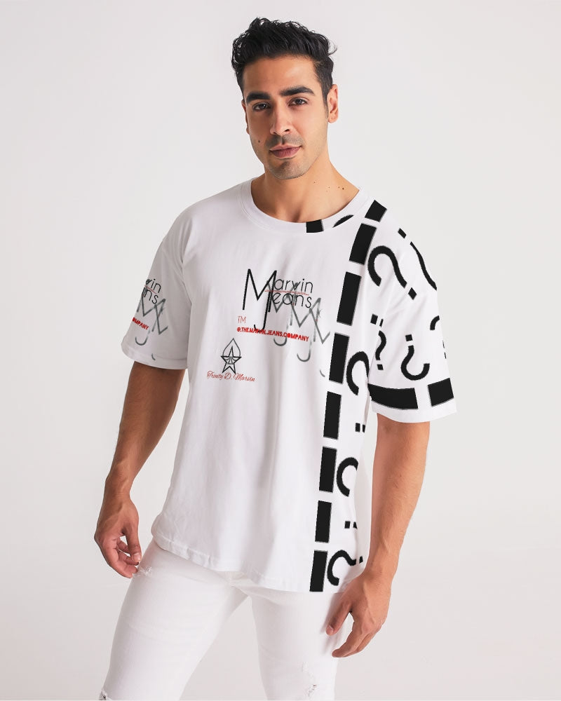 All white Marvin Jeans Men's Premium Heavyweight Tee