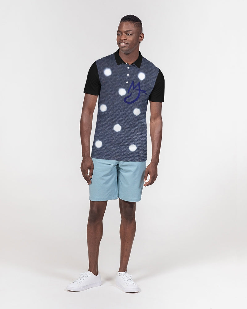 Dots by Marvin Jeans and Trinity D Marvin Men's Slim Fit Short Sleeve Polo