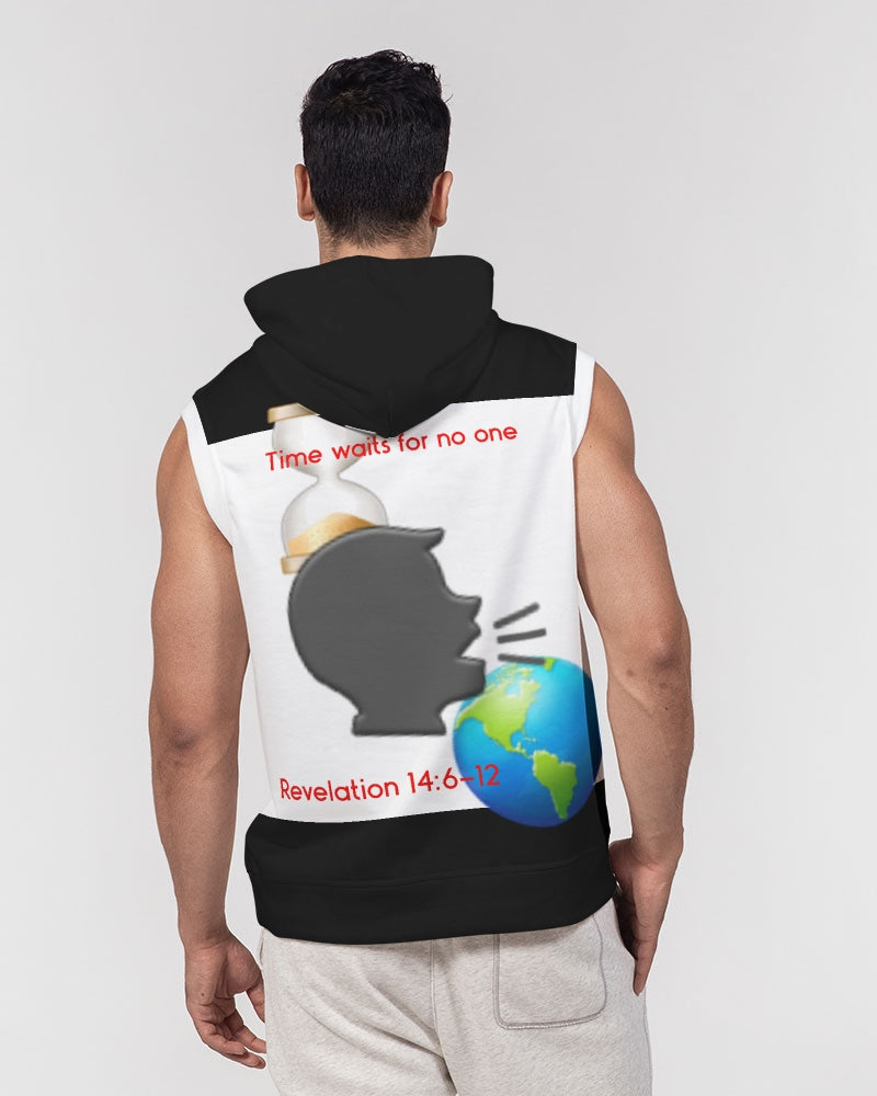 Gospel message BY MARVIN JEANS Men's Premium Heavyweight Sleeveless Hoodie