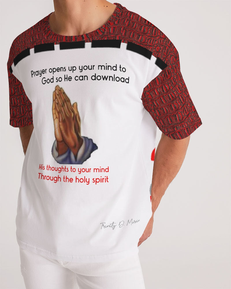 Gator red Gospel message by Trinity D Marvin Men's Premium Heavyweight Tee