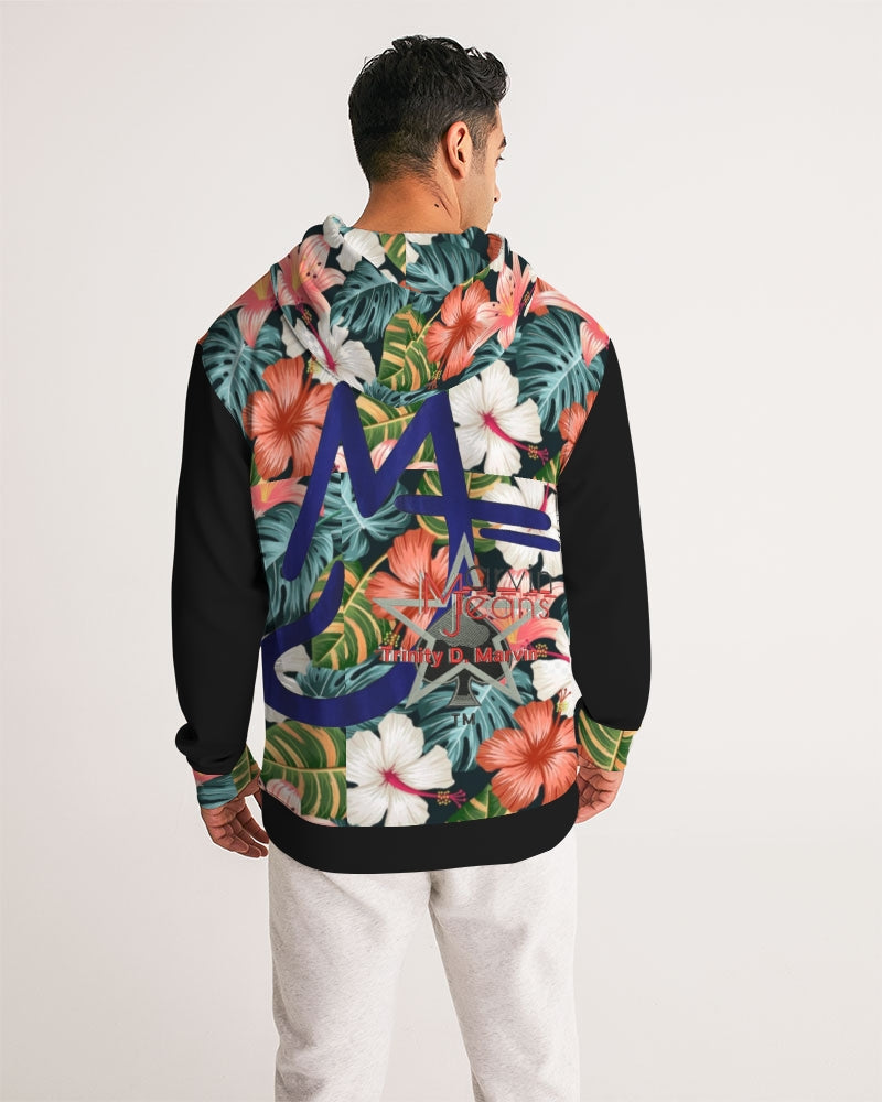 Garden splash by Trinity D. Marvin and Marvin Jeans Men's Hoodie