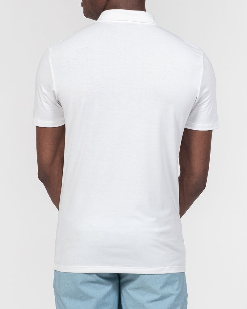 #John 3:16 by Marvin Jeans and Trinity D Marvin Men's Slim Fit Short Sleeve Polo
