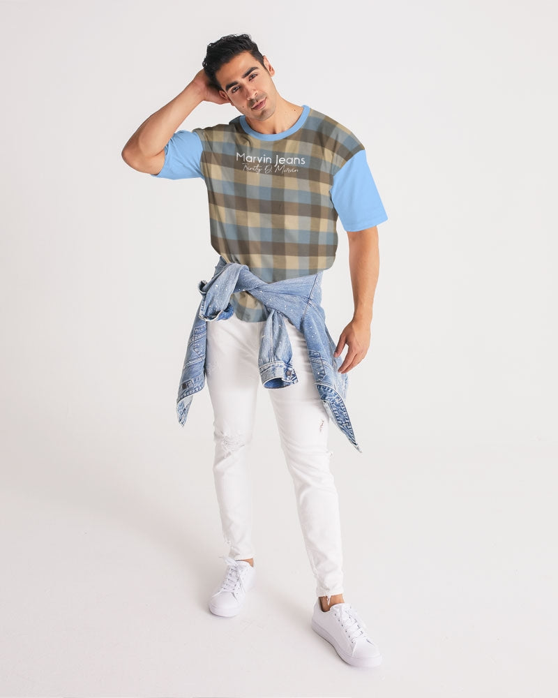 @plaids baby blue Men's Premium Heavyweight Tee