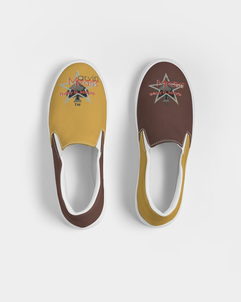 Premium gold BY MARVIN JEANS Men's Slip-On Canvas Shoe
