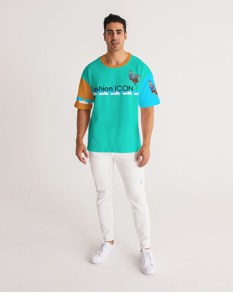 Color tide dark mint by Marvin Jeans and Trinity D Marvin Men's Premium Heavyweight Tee