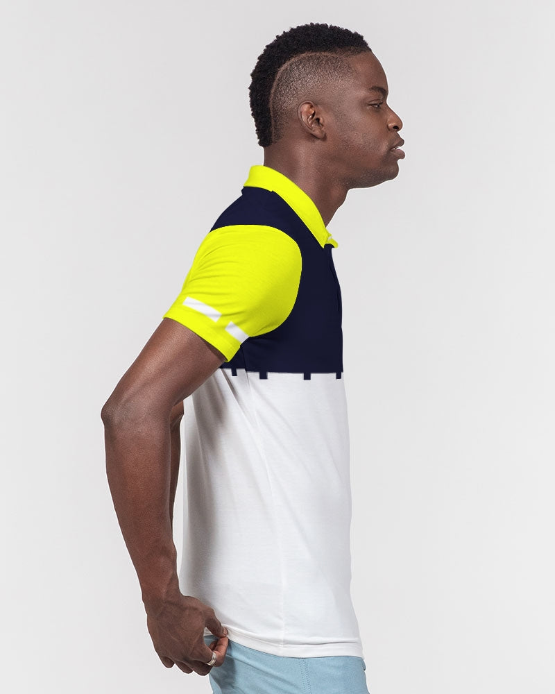 Fashion Icon by Marvin Jeans and Trinity D Marvin Men's Slim Fit Short Sleeve Polo