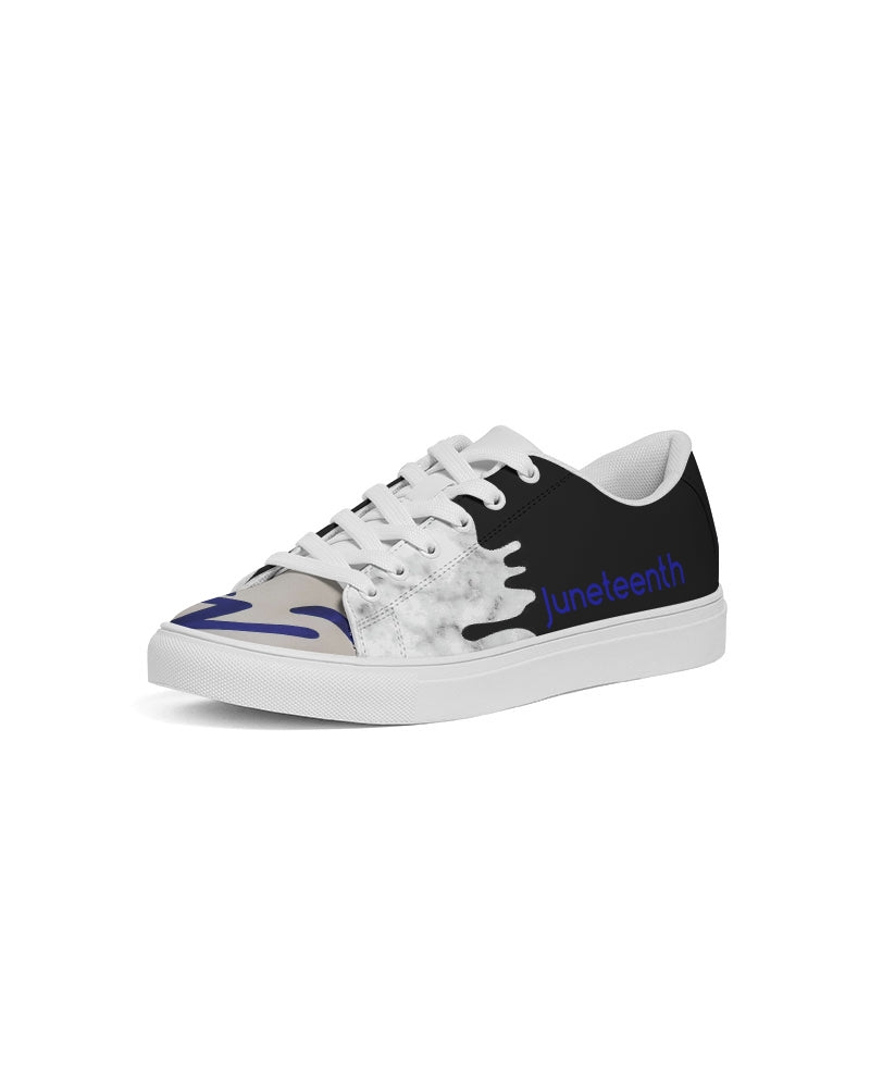 Drip logo tip BY MARVIN JEANS Men's Faux-Leather Sneaker