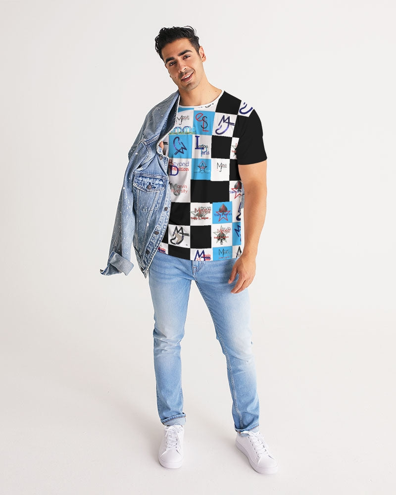 Cosmic combo logo's by Marvin Jeans and Trinity D Marvin Men's Tee