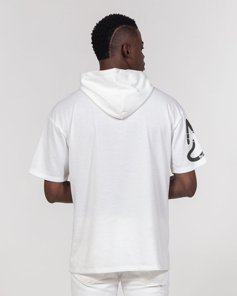 Logo cap by Marvin Jeans and Trinity D Marvin Men's Premium Heavyweight Short Sleeve Hoodie