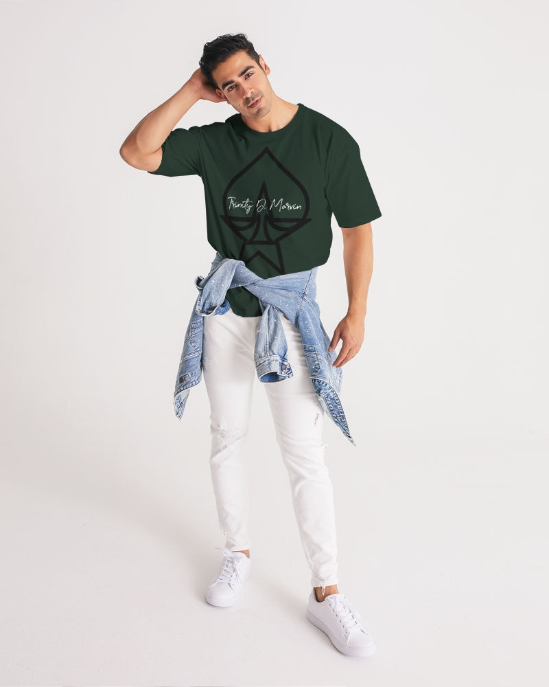 Dark green Legacy by Marvin Jeans and Trinity D Marvin Men's Premium Heavyweight Tee