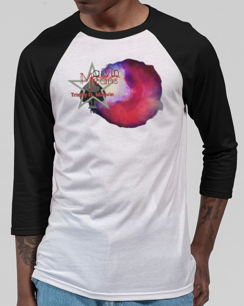 High tide by Marvin Jeans and Trinity D Marvin Unisex Three-Quarter Sleeve Baseball Tee | Bella + Canvas