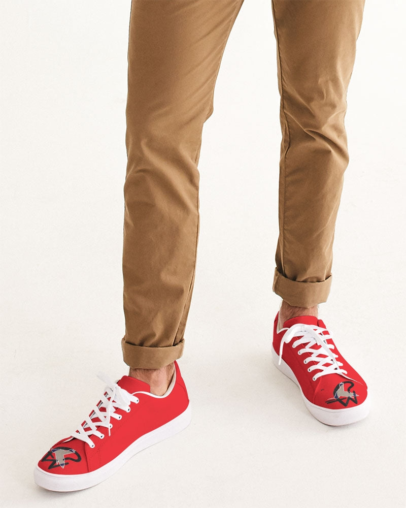 Red by Marvin Jeans and Trinity D Marvin Men's Faux-Leather Sneaker