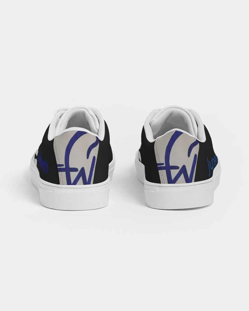 Drip logo tip BY MARVIN JEANS Men's Faux-Leather Sneaker