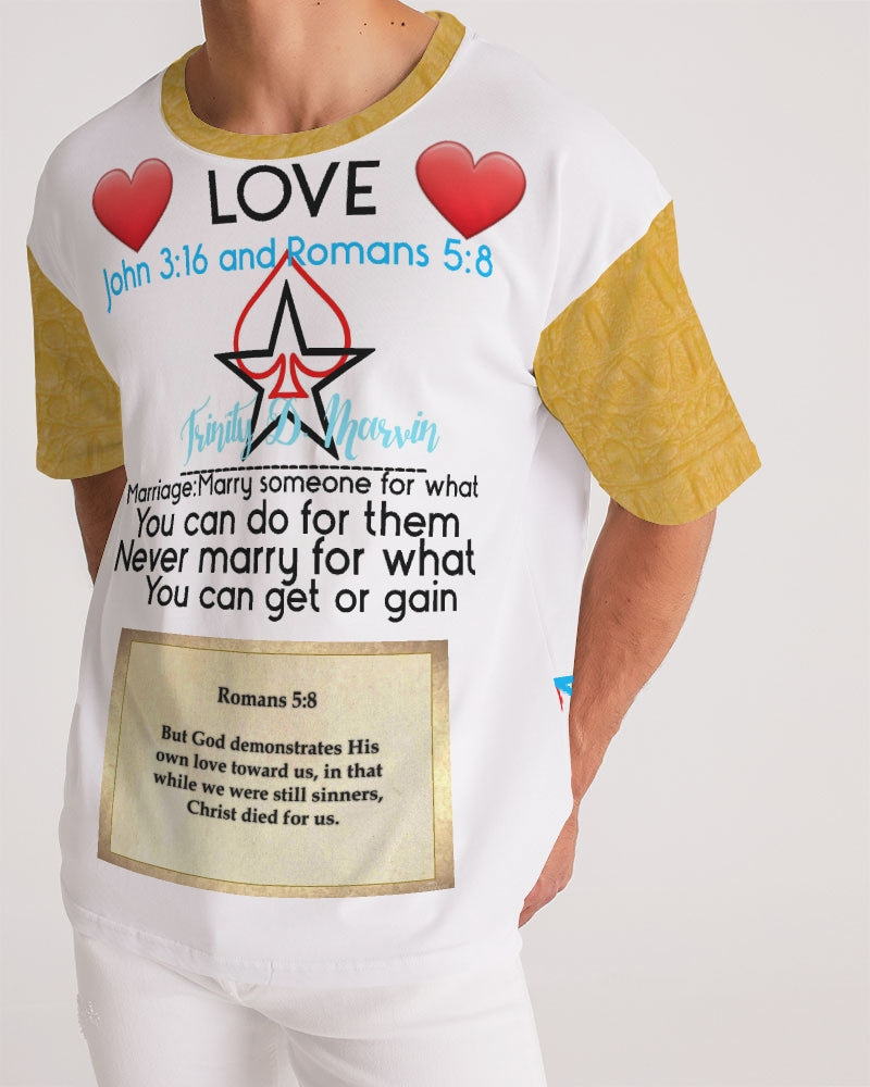 Gator yellow gospel of love Trinity D Marvin Men's Premium Heavyweight Tee