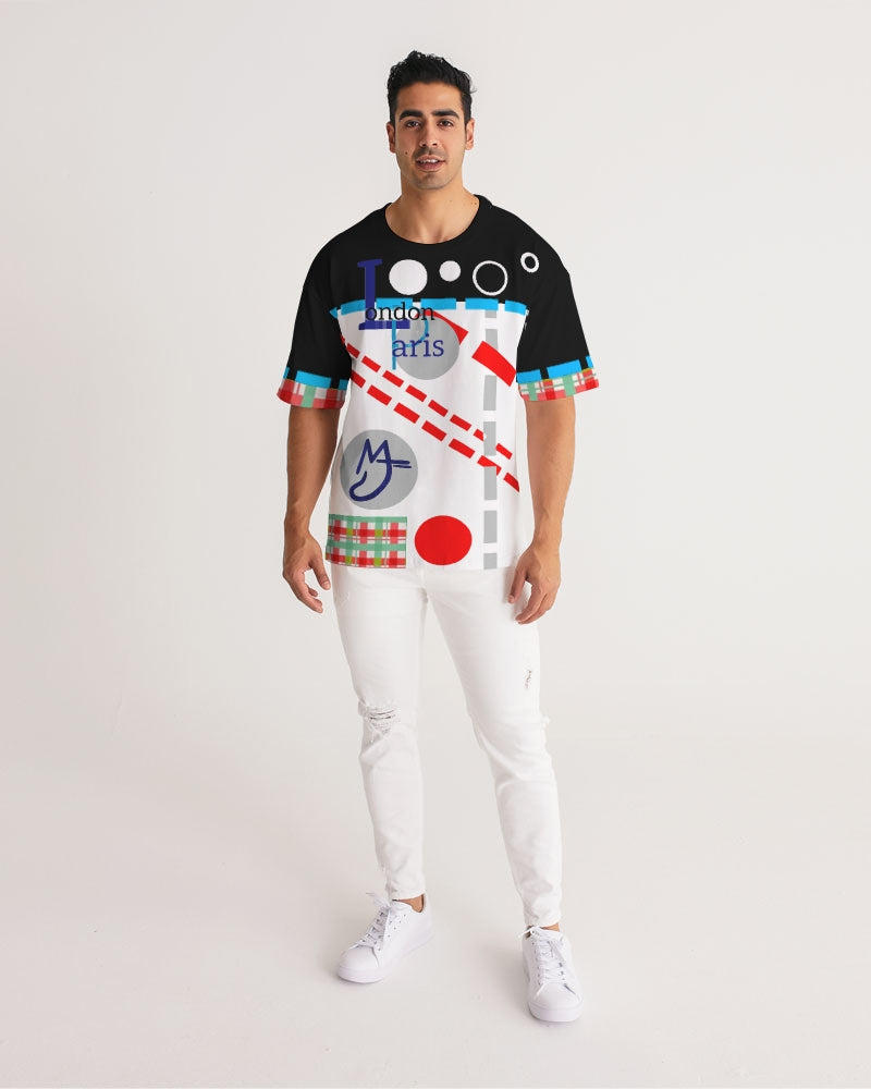 London Paris off grid by Marvin Jeans and Trinity D Marvin Men's Premium Heavyweight Tee