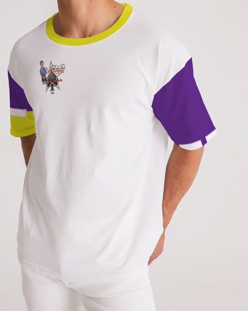 Purple yellow Men's Premium Heavyweight Tee
