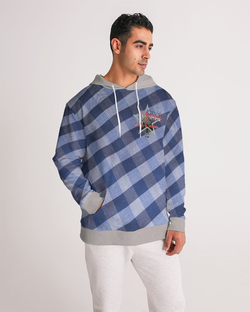 Blue strips by Marvin Jeans and Trinity D Marvin Men's Hoodie
