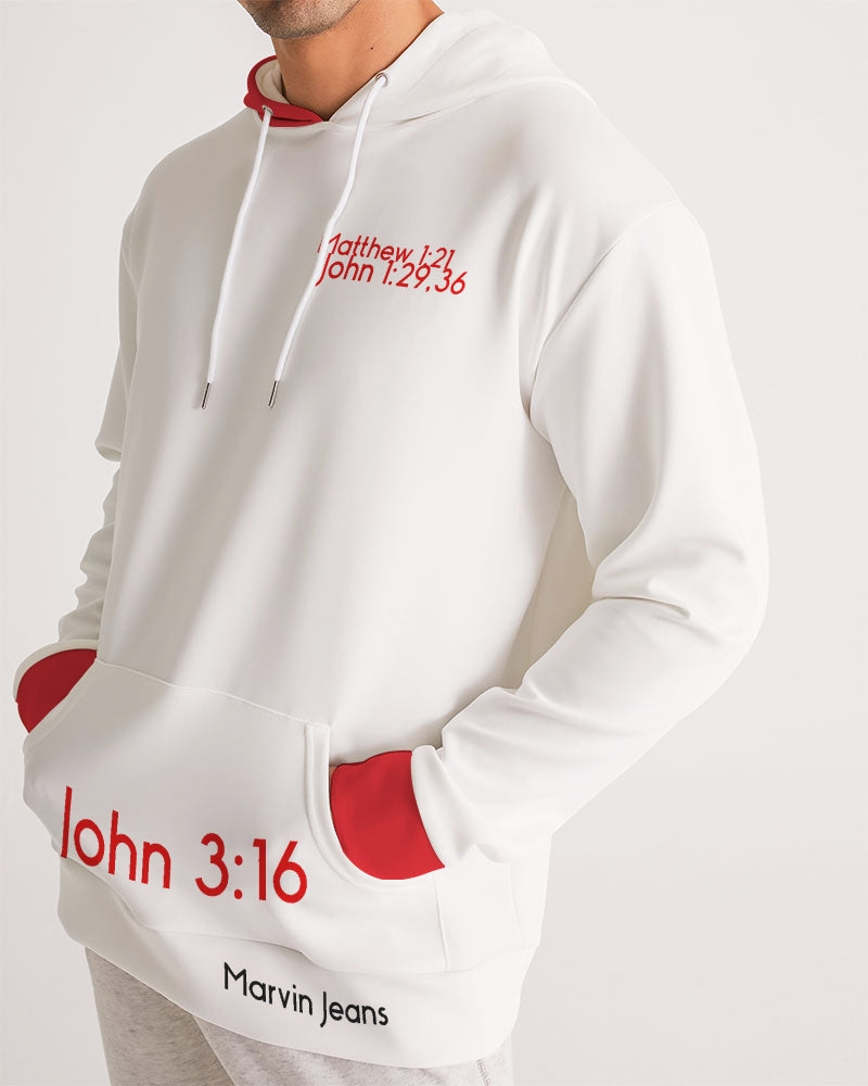 John 3:16) Gospel message Men's Hoodie