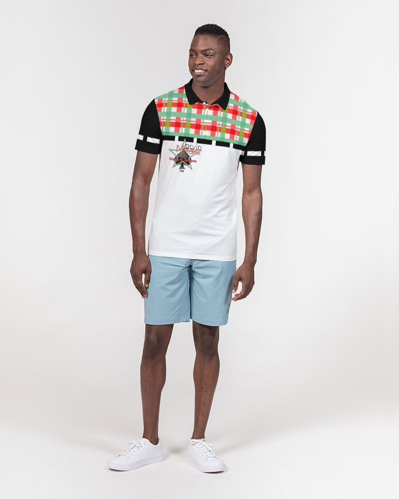 Color grid by Marvin Jeans and Trinity D Marvin Men's Slim Fit Short Sleeve Polo