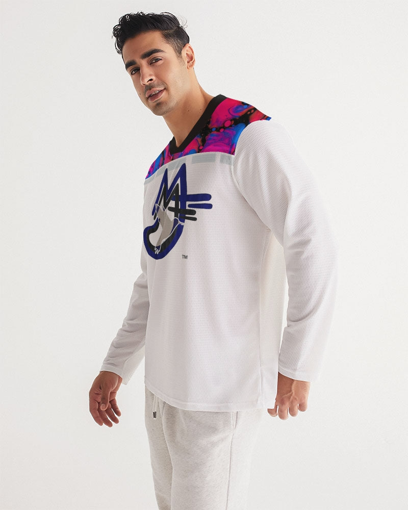 High tide by Marvin Jeans and Trinity D Marvin Men's Long Sleeve Sports Jersey