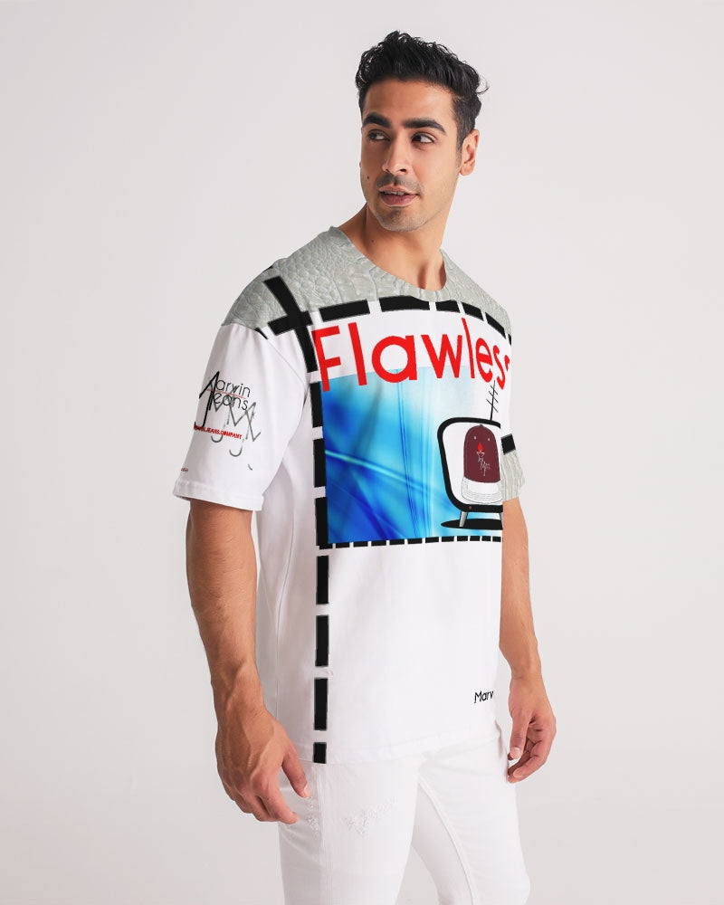 Flawless gator white by Marvin Jeans and Trinity D Marvin Men's Premium Heavyweight Tee