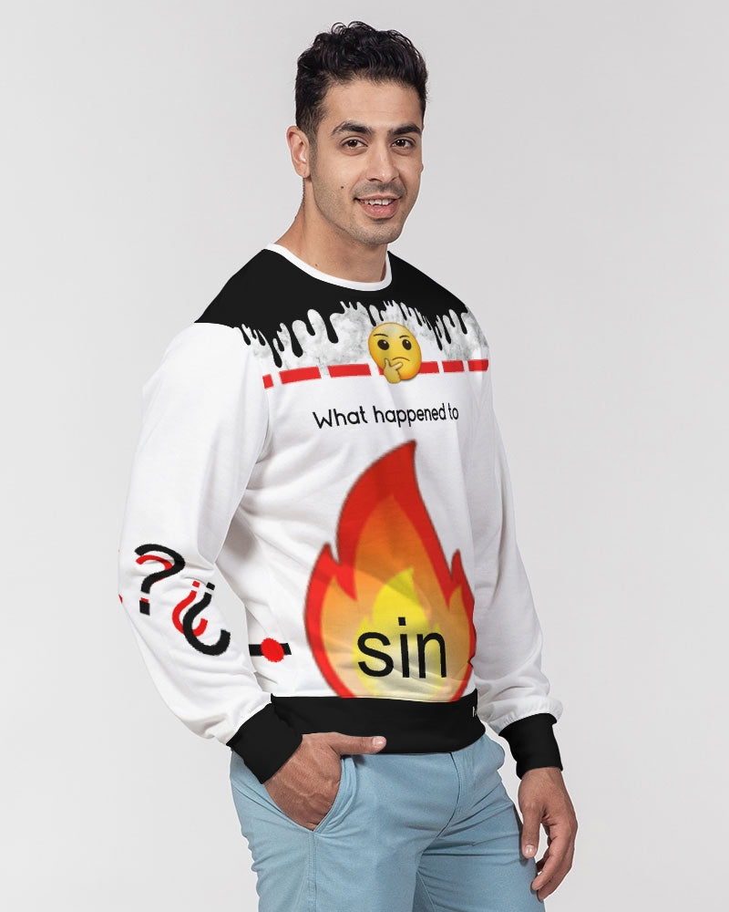 Gospel message BY MARVIN JEANS Men's Classic French Terry Crewneck Pullover