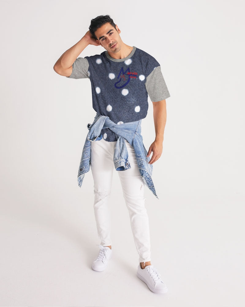 Dots cool grey sleeves Men's Premium Heavyweight Tee