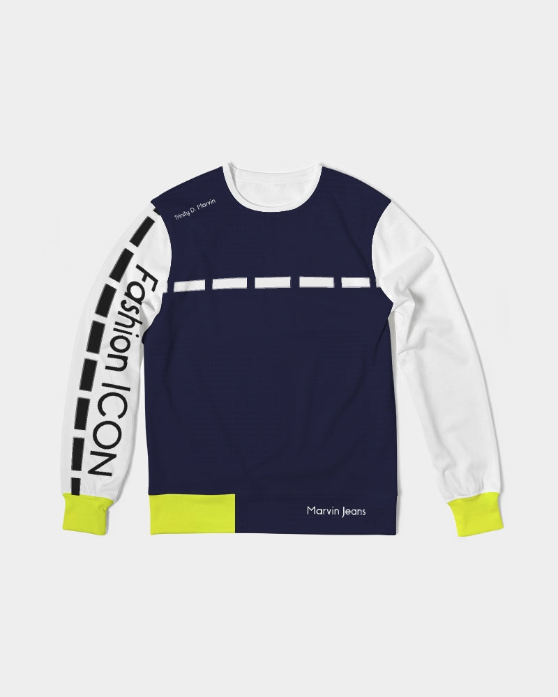 Fashion icon Legacy pullover by Marvin Jeans and Trinity D Marvin Men's Classic French Terry Crewneck Pullover