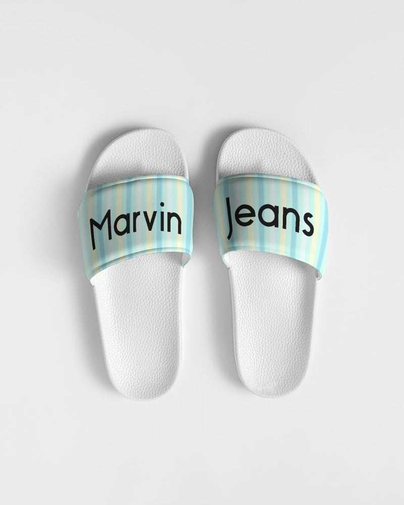 Pin stripes BY MARVIN JEANS Men's Slide Sandal