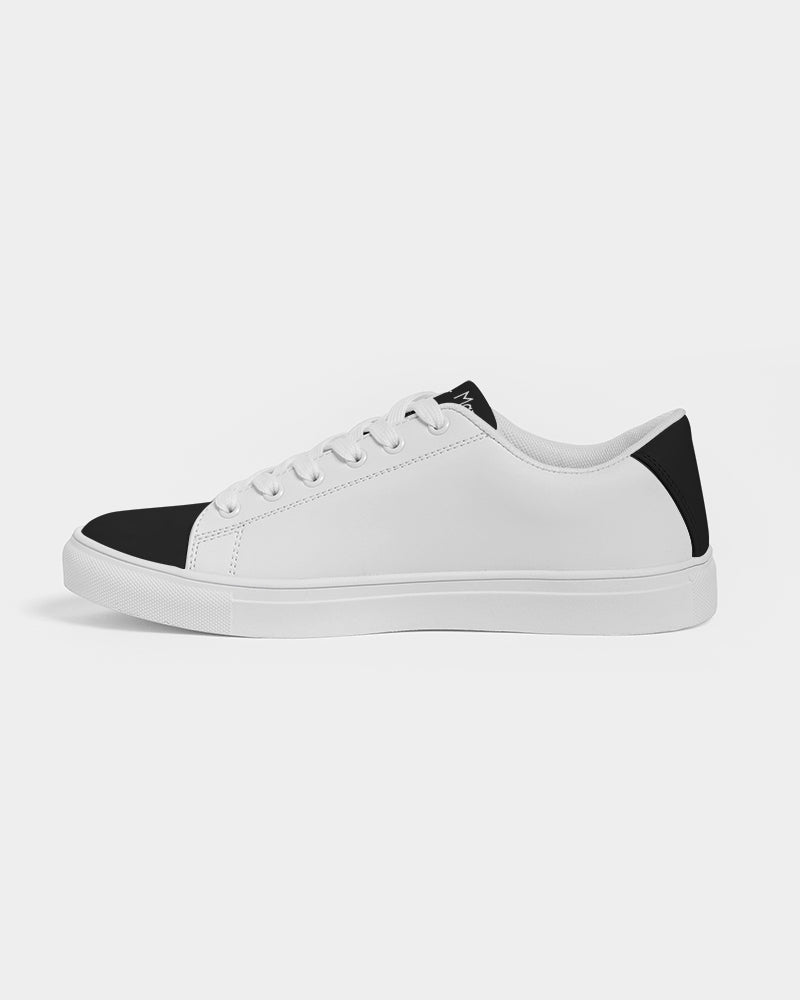 Black and white 2.0 by Marvin Jeans and Trinity D Marvin Men's Faux-Leather Sneaker