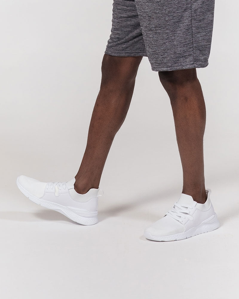 All White Trinity D. Marvin Men's Two-Tone Sneaker