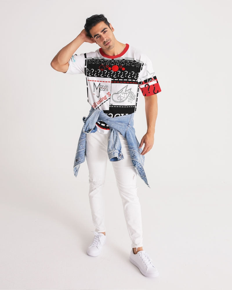 Retro logo's by Marvin Jeans and Trinity Men's Premium Heavyweight Tee