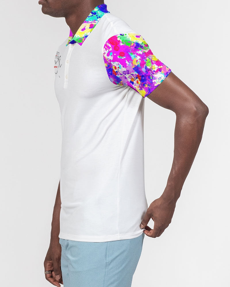 Low tide by Marvin Jeans and Trinity D Marvin Men's Slim Fit Short Sleeve Polo